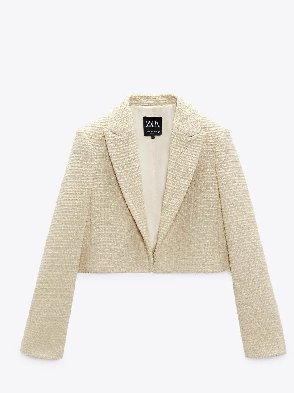 Zara Cream Women's Jacket Size XS
